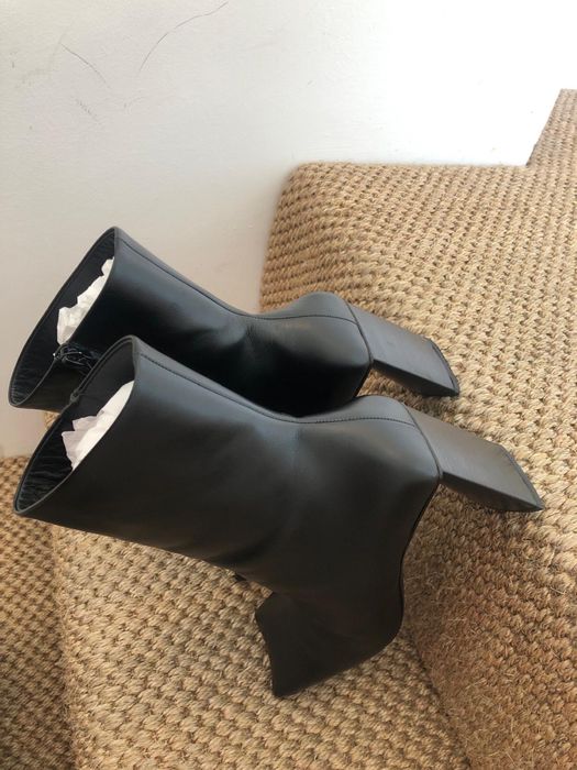 Естествена кожа оригинални Balenciaga женски боти