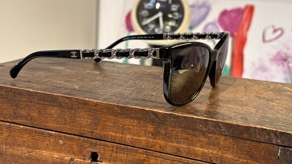 Ochelari soare Chanel 5260 negrii de colectie