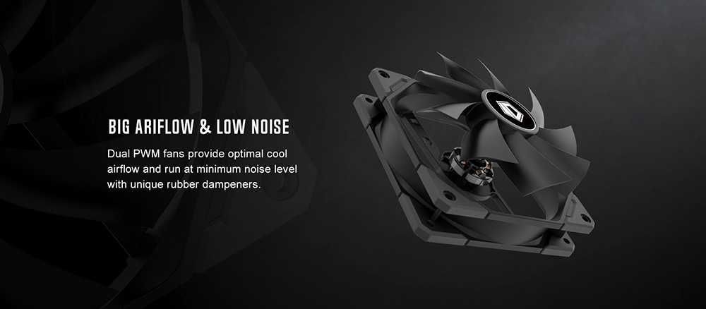 Cooler Procesor CPU ID-COOLING SE-225-XT BLACK V2 2x120mm