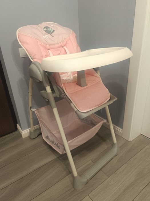 Vând scaun înalt 2 in 1 cadru reglabil , pliabil , până la 15 kg