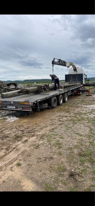 Servicii macara, transport 12 m ,containere si marfa generala