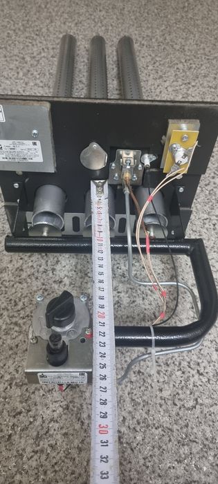 Газовый горелка для банных печка