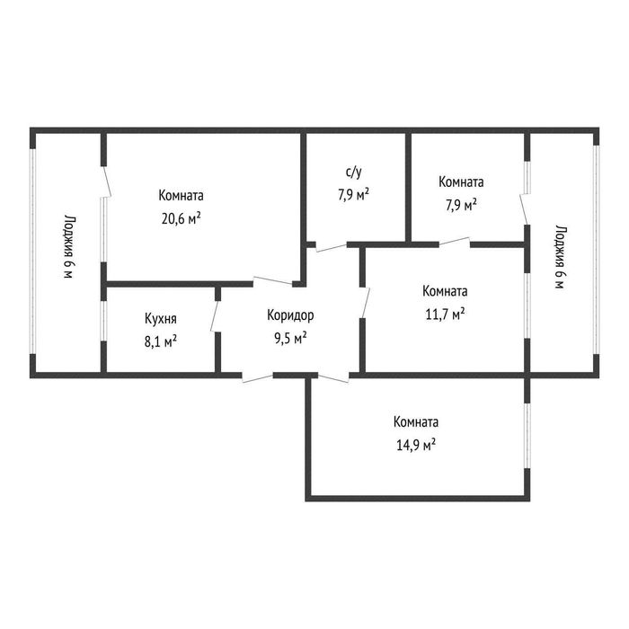 Продажа 4-комнатной квартиры