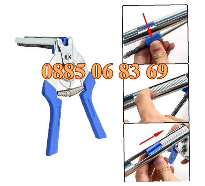 Клещи за връзване на колбаси, клещи за връзване на луканки + 600 скоби