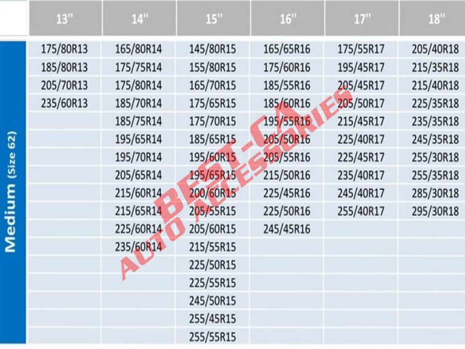 Комплект (2бр) 3D текстилни вериги за сняг 100% сцепление S,M,L,XL,XXL