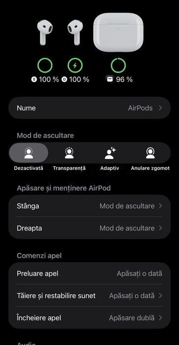 Casti AirPods 4 noi