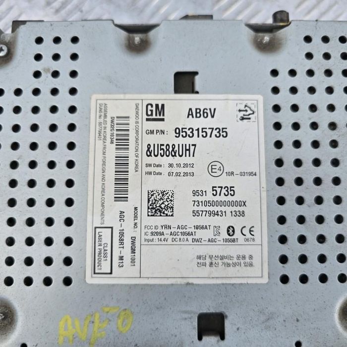 Radio CD + display Chevrolet Aveo T300