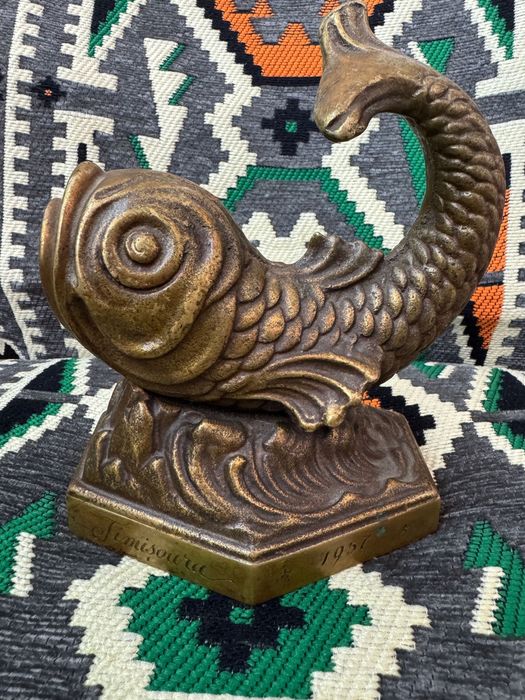 Peste bronz, statueta veche Timisoara