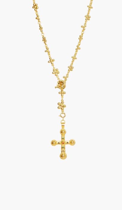 Gold cross necklace