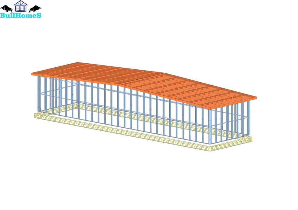 Бунгало,Павилион,Склад,Модулни,Преместваеми-62.4м² - 15.6м х 4м