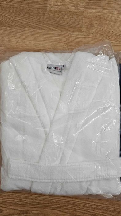 Halat baie navy blue Denim sau alb, L-XL, 100% bumbac