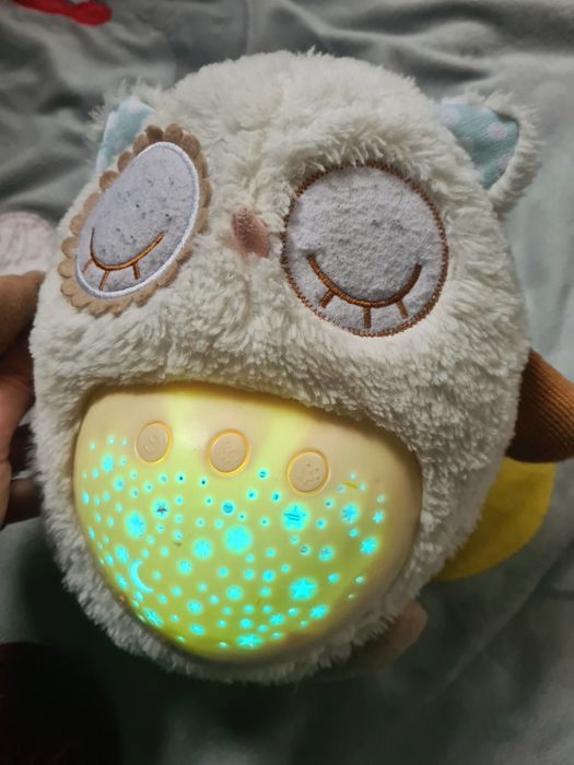 Музикален бухал с проектор за сладки сънища