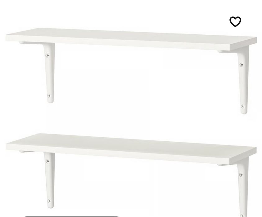 Combinaţie etajeră, alb/alb, 59x20 cm