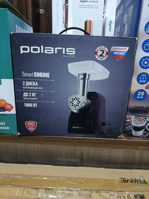 Мясорубка электрическая с насадками Polaris PMG 1872 RUS /