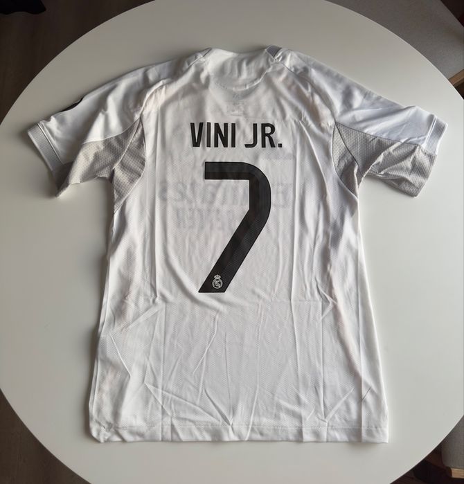 Tricou Real Madrid Home/Acasa UCL 25/26 Mbappe Vincius Jr Bellingham (S/M/L)