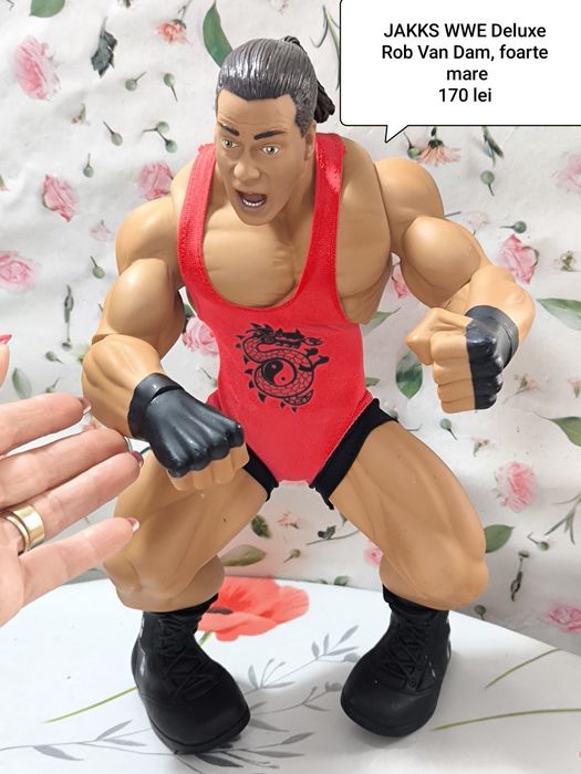 Figurina  JAKKS Pacific WWE- Red Van Dam, foarte  mare