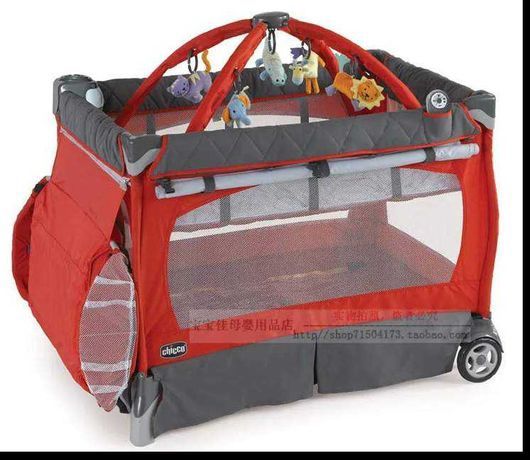 Chicco Lullaby кроватка красная