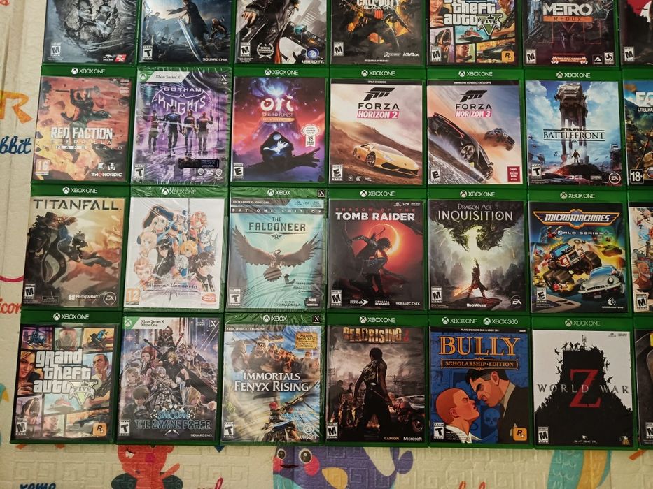 Xbox one и series x игры на дисках