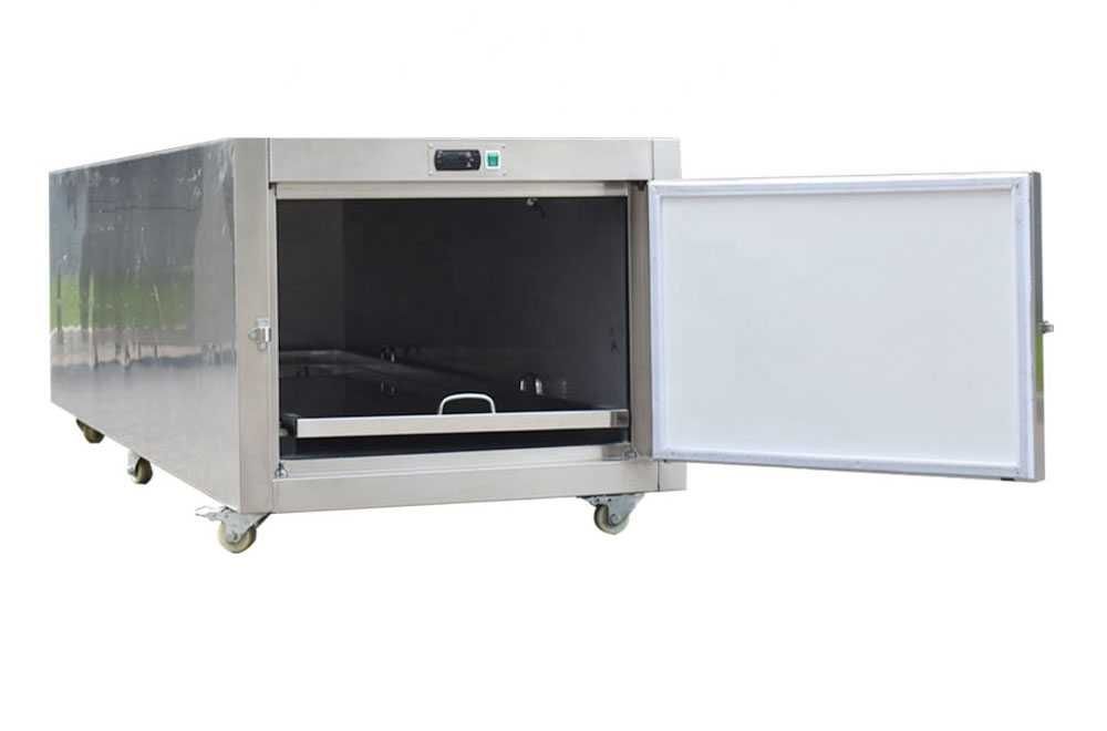 Нова Мобилна Хоризонтална Хладилна Камера за катафалки, микробуси