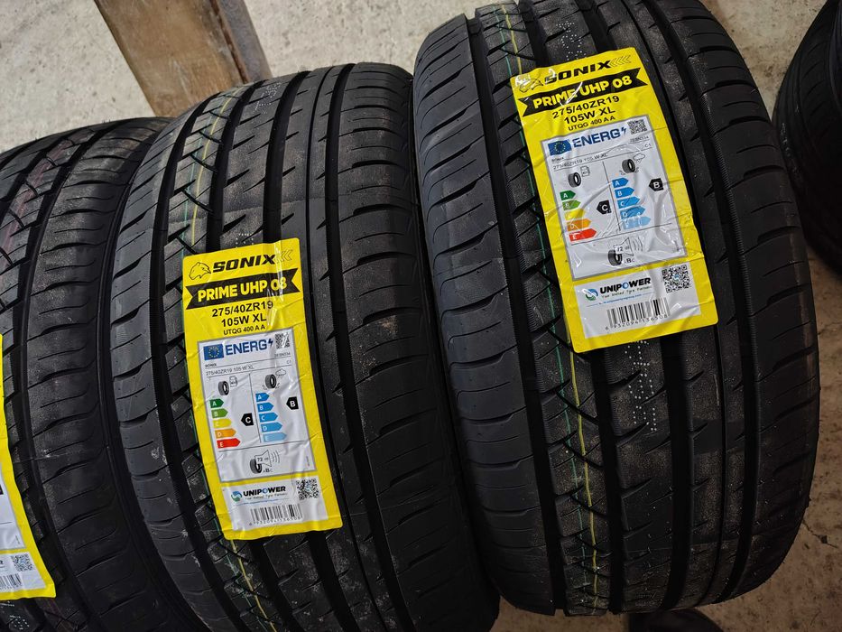 4бр.НОВИ летни гуми SONIX 275 40 19+245 45 19 DOT24 цена за брой