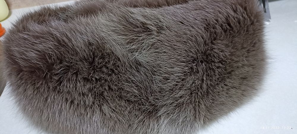 Мех воротник, писец очень красивый