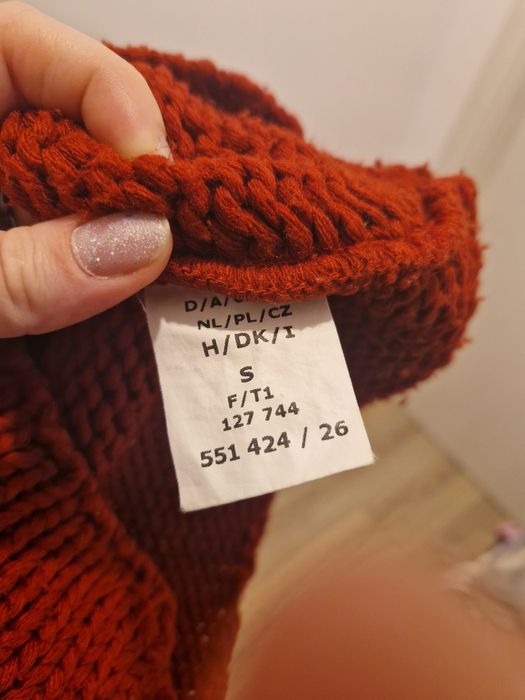 Pullover rosu, marime S