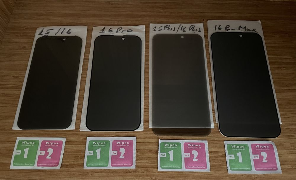 Vand Folie Privacy Iphone 15/16,16 pro,15lus/16plus,16 pro max