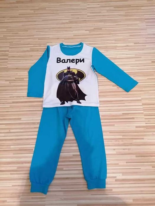 Детски пижами с картинка и име по ваш избор