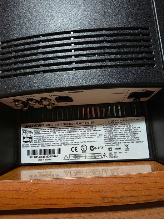 Sistem H.C. Bose model: PS18 lll LIFESTYLE!  cu toate accesorile!