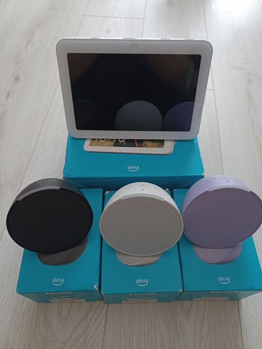 Boxa Inteligenta Amazon Alexa Echo Pop, Echo Show 8