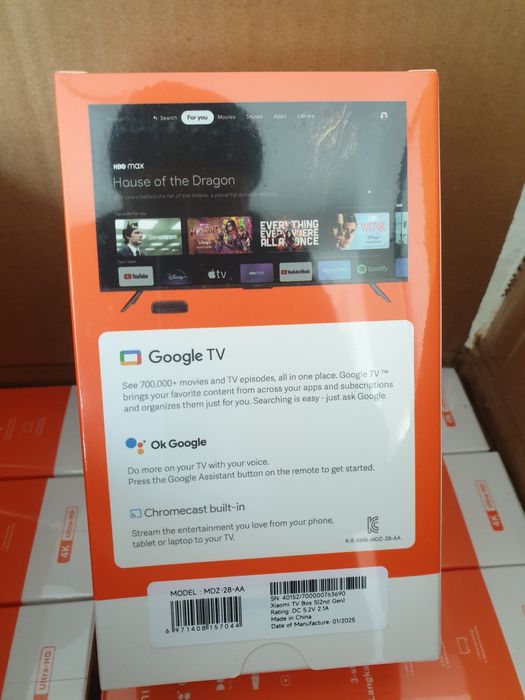 Xiaomi tv box s 4K  MDZ-28-AA