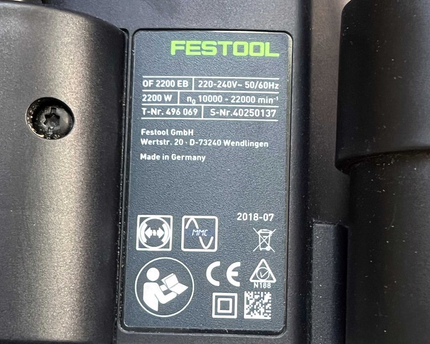 Freza profesionala Festool OF 2200 EB Plus 2200W Systainer T Loc