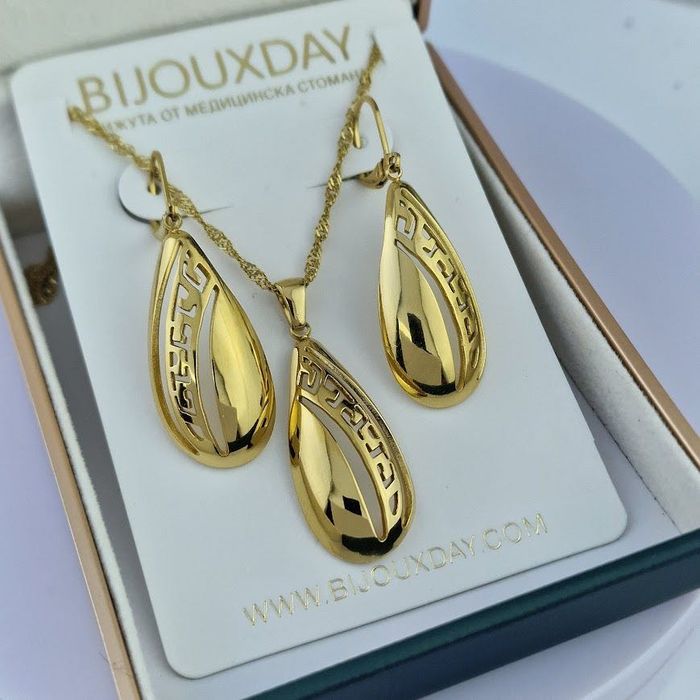 Versace Almond Set  | колие и обеци „бадем“