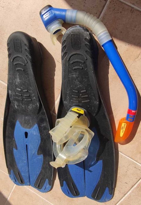 Плавници размер 36-37, Маска, Шнорхел комплект за гмуркане Tusa Cressi