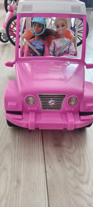 Барбита с кола,мотор и колело