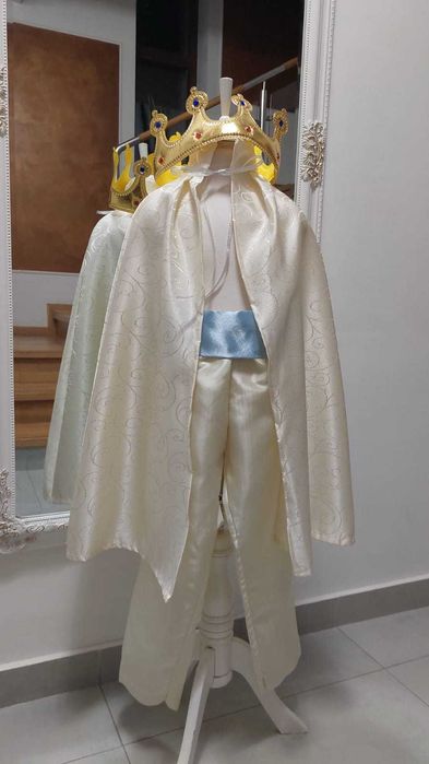 Costumatie Mag Craciun Rege Imparat Print Cavaler Harap Alb Praslea