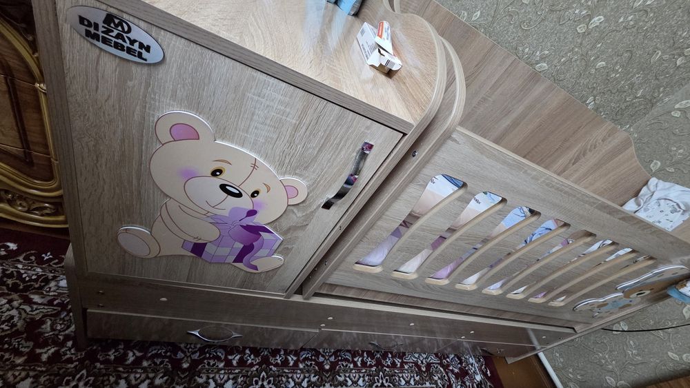 Комплект болалар кровать шкафи