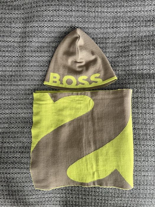 Шапка + шал BOSS