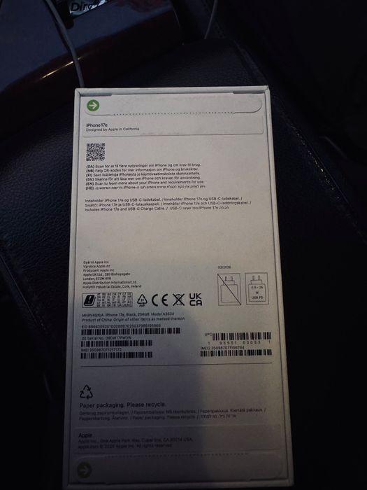 Iphone 17e 256гб