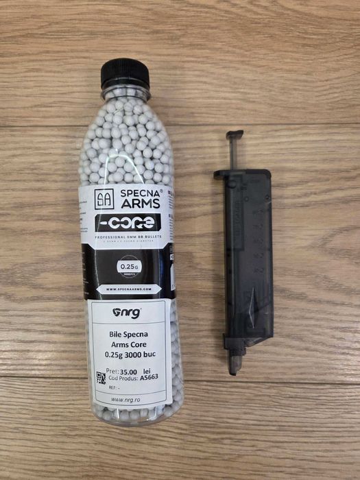 Echipament airsoft - incarcator, kit curatare, protectie