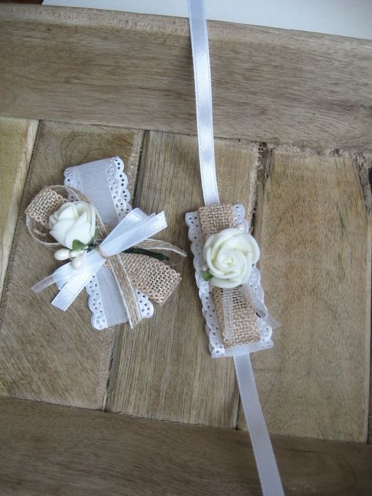 Шаферски гривни, Бутониери за сватба