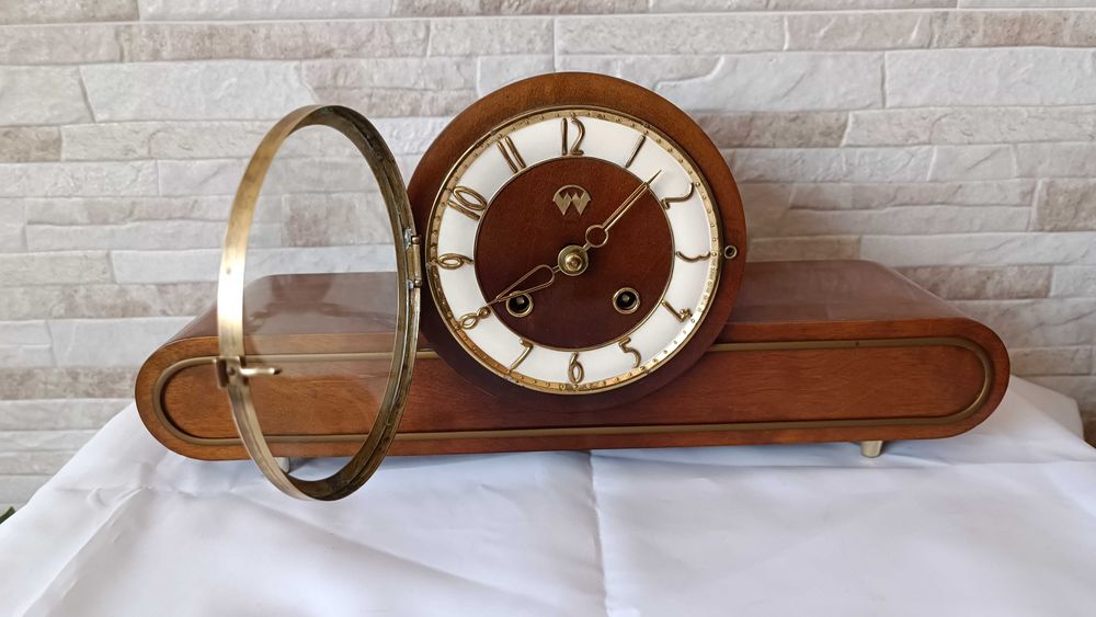 Стар каминен часовник - WEIMAR - Germany - Антика - 1970"