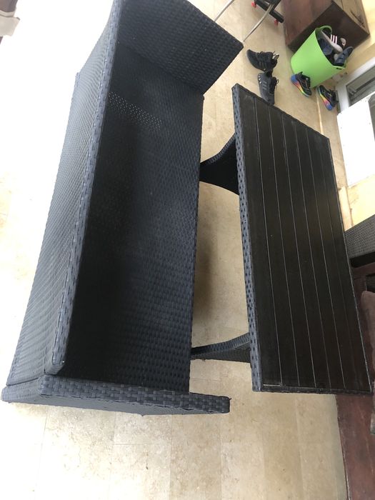 Masa si canapea ratan