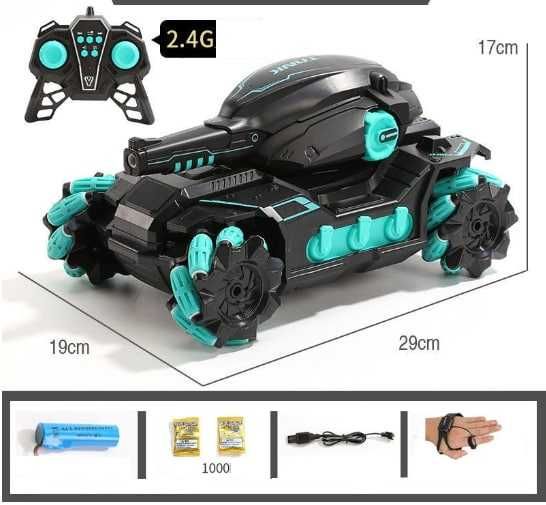 Большой Танк, стреляющий Водяными бомбочками-орбизами. Tank Fight