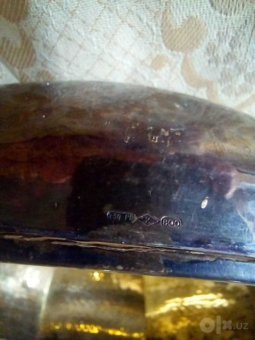 Серебряная конфетница