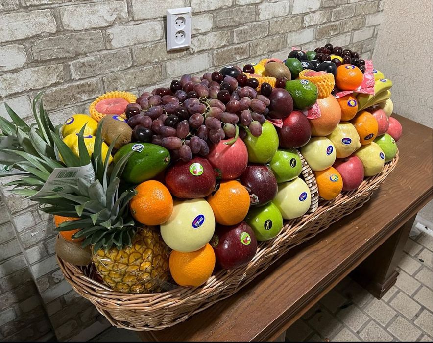 Mevali Savat-korzinka, shokoladli savat-korzinka, корзинка фруктовая