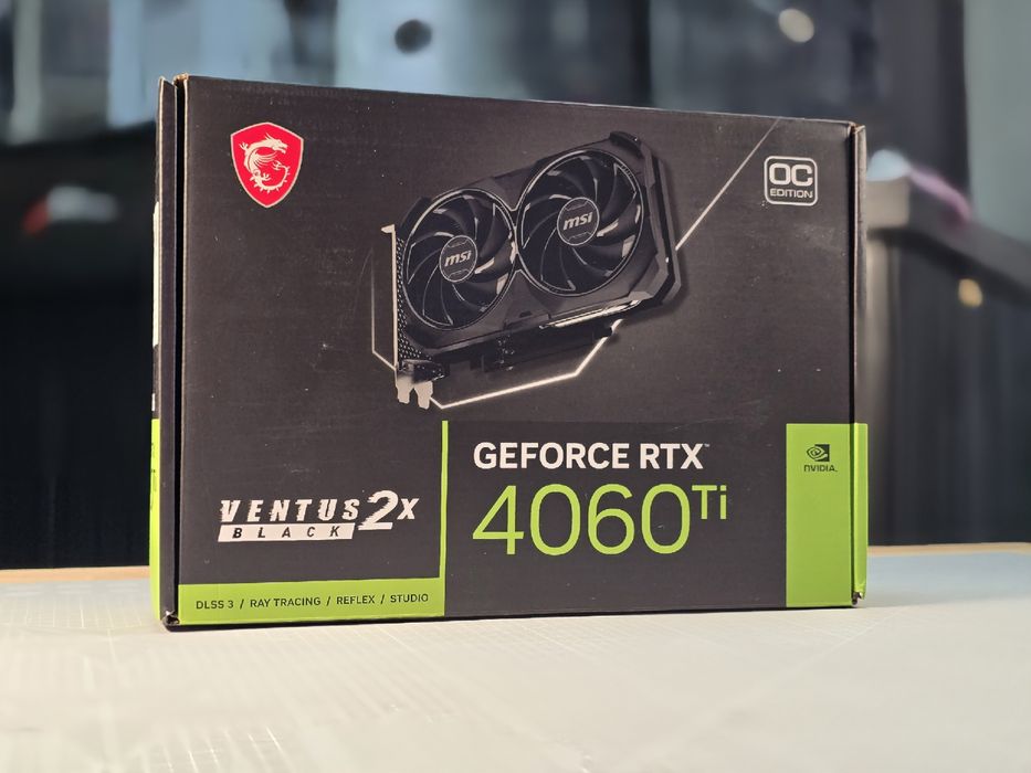 Placă Video RTX 4060 Ti 8GB MSI Ventus 2X Black OC