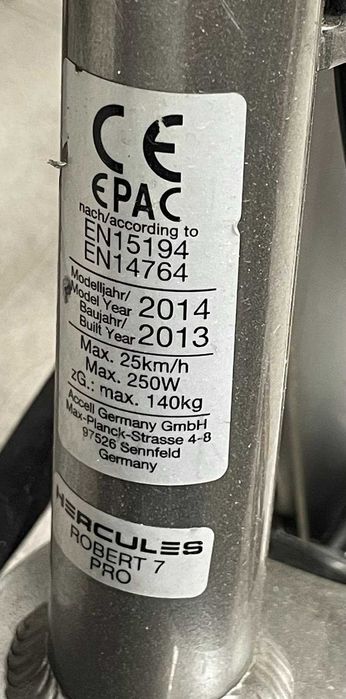 Електрически велосипед Hercules Robert 7 PRO (HE 28")