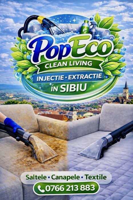 Curatare canapele, saltele, coltare, scaune, auto - Sibiu