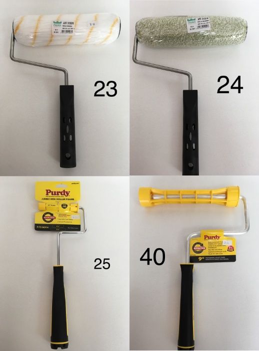 PAVAN и PURDY маламашки, шпатули и четки